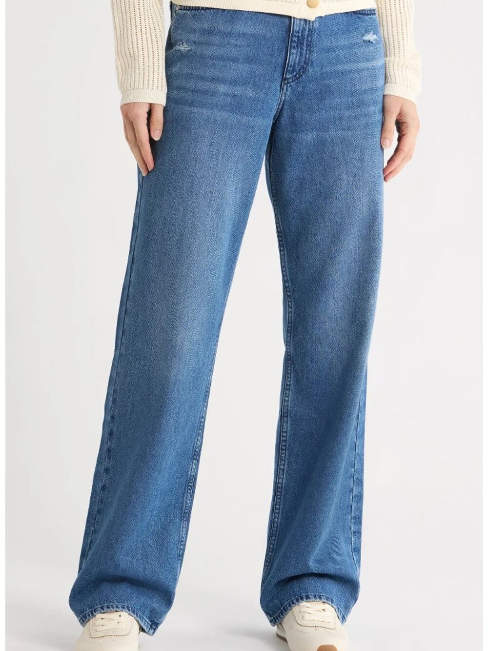 Rag & Bone Shannon High Waist Relaxed Straight Leg Jeans in Polk